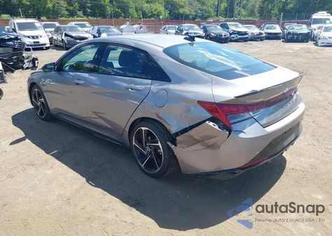 2023 Hyundai Elantra N Line from USA, damaged, VIN KMHLR4AF4PU590716